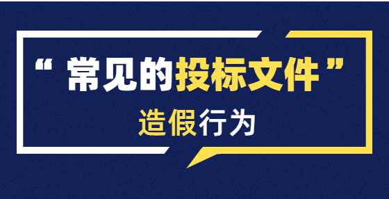 常见的投标书造假行为有哪些，需要承担什么法律责任？